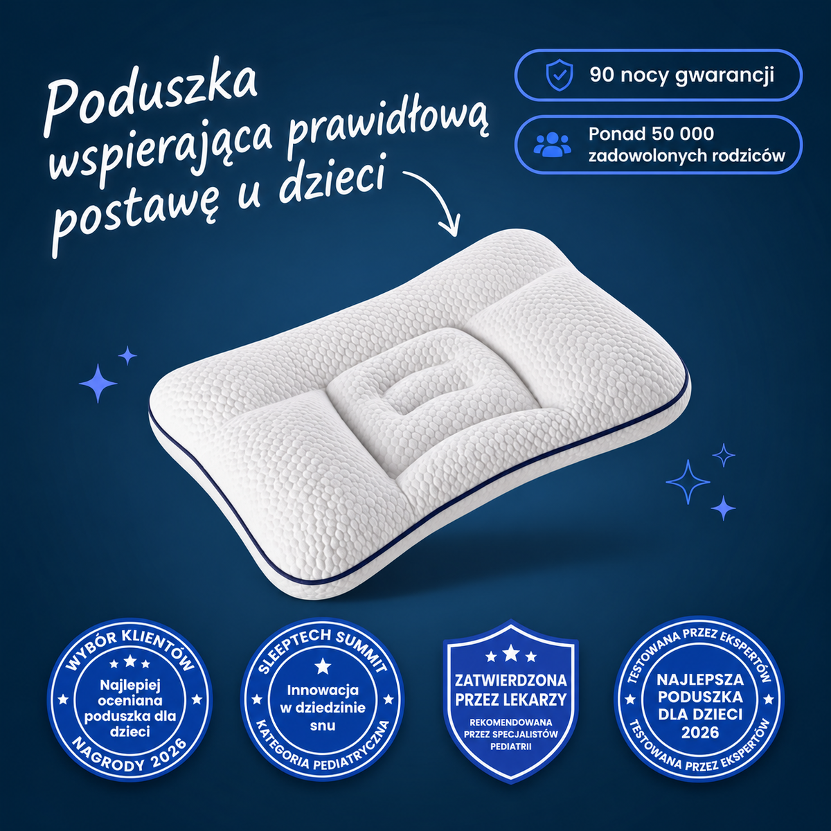 Poduszka ortopedyczna dla dzieci
