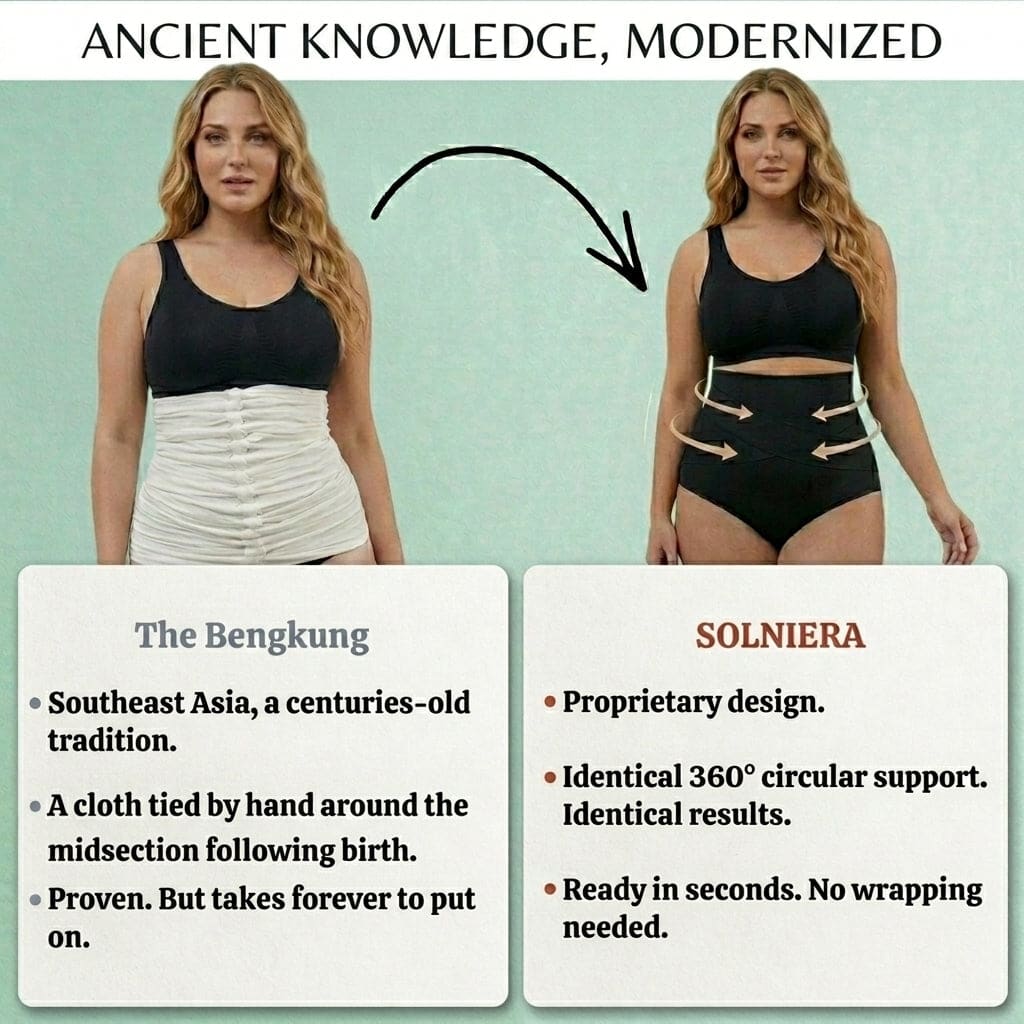 Majtki modelujące z wysokim stanem po porodzie